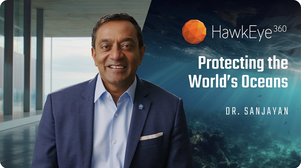 🌍 Happy #EarthDay! 🌊 Discover 'Protecting the World's Oceans' featuring Dr. @msanjayan of Conservation International. 📡 See how @hawkeye360's RF technology helps monitor remote areas and protect oceans by detecting 'dark' vessels. 🌐 Watch now: youtu.be/IGkoWntZ-a8