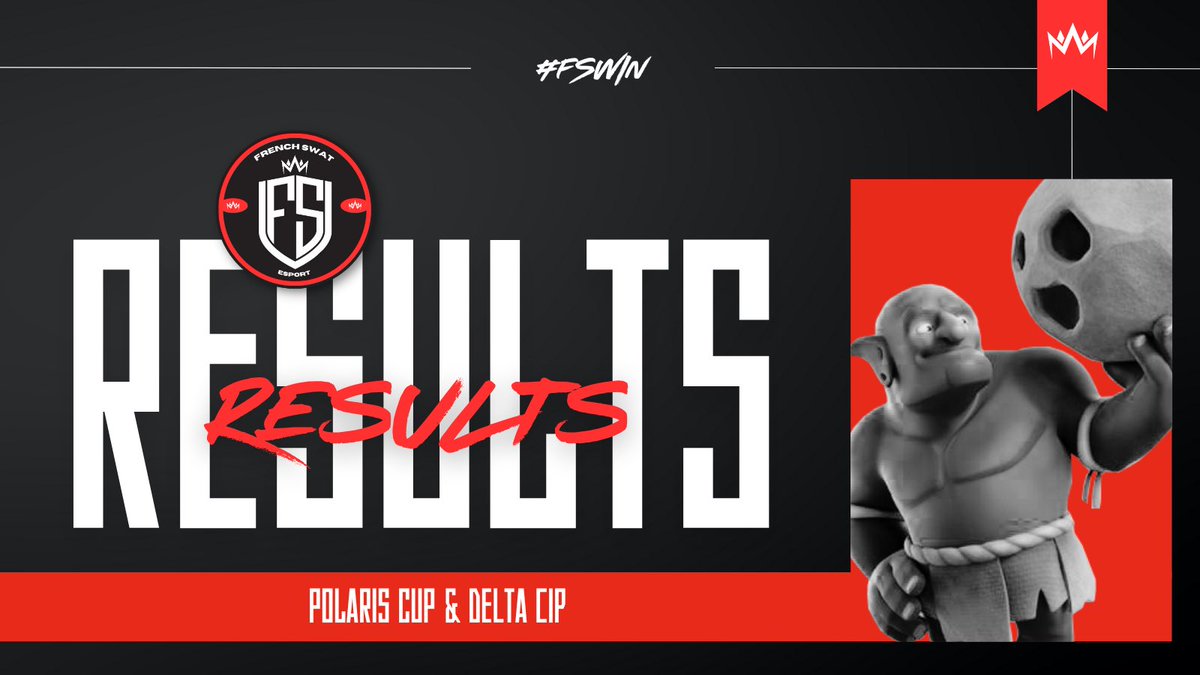 #ClashRoyale ➩ Match 1 🏆 | @PolarisCup_ 🆚 | @SeaM_eSports ✅ | 2-0 🏅 | @NateJfl (4-1) ➩ Match 2 🏆 | @DeltaCup_2 🆚 | @Allstarleg 📍 | Day #3 ✅ | 2-1 🏅 | @Hasiel19_CR (3-1) We made the difference last night! 🔴⚫️ #FSWIN