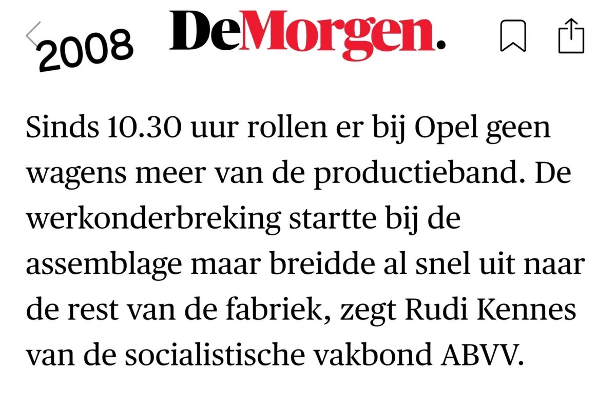 De Europese lijsttrekker van PVDA is Rudi Kennes, een partijmedewerker. Zijn communistische 'verdienste' is dat hij destijds de Opelfabriek in Antwerpen kapot staakte. 2500 man op straat: dat zal ze leren, die 'rijken'! #stoppvda #communisme