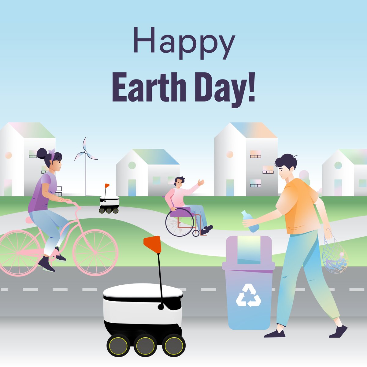 Happy Earth Day! 🌎 💚 🤖 Starship's fleet of over two thousand battery-powered robots is on a mission: cleaner air, less congestion. 🗺️ 8M+ miles driven around the world 📦 6M+ autonomous deliveries complete 🌈 327,677kg CO2 saved in the UK alone More: starship.xyz/humans-and-rob…