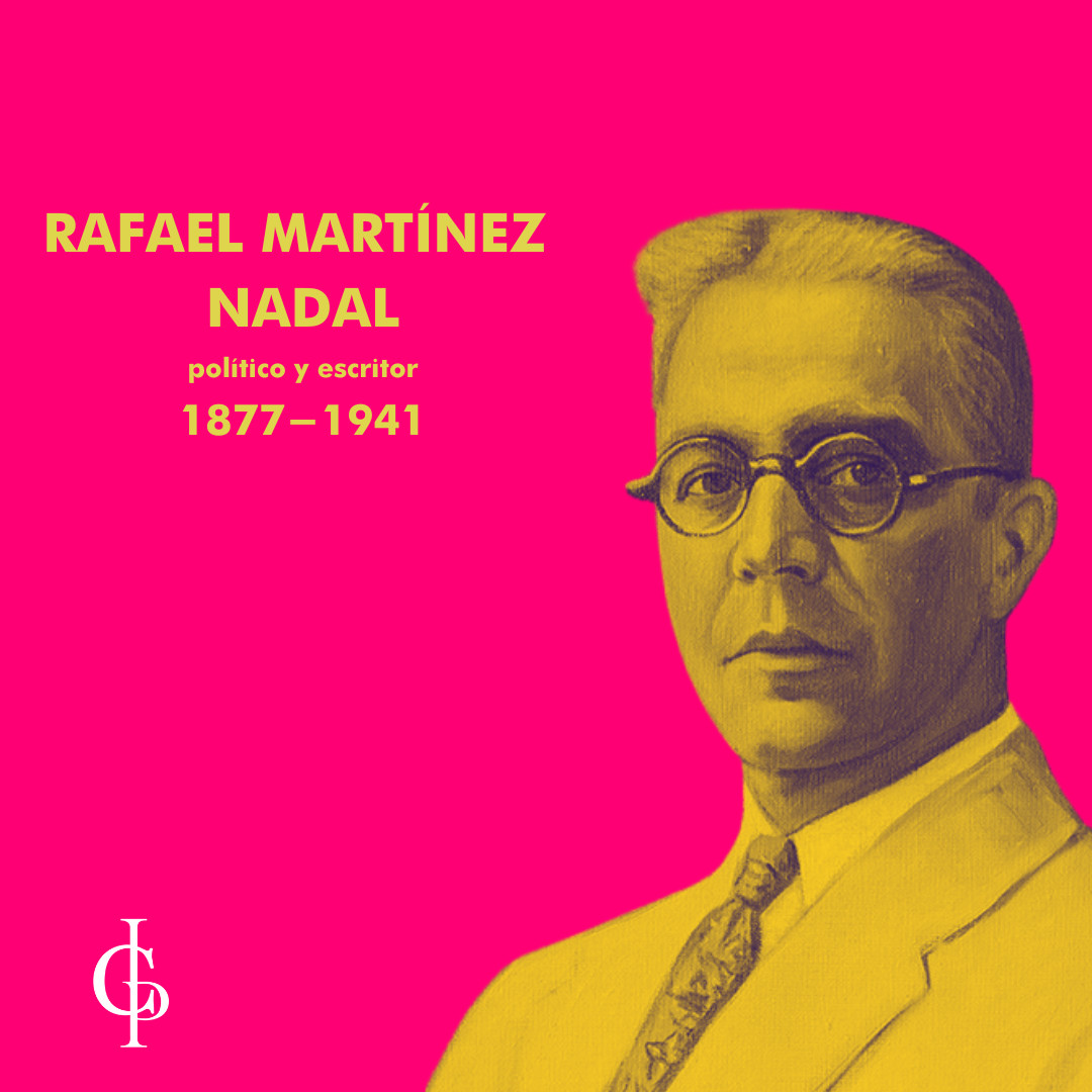 #IlustresDePuertoRico 🇵🇷 Rafael Martínez Nadal, nacido en Mayagüez el 22 de abril de 1877, se destacó profesional y políticamente en Guaynabo. Martínez Nadal, reconocido como uno de los más prominentes hombres del foro puertorriqueño, destacó también como escritor