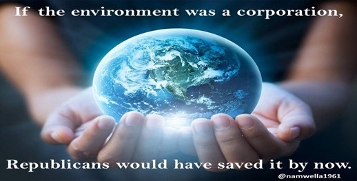 I wish Republicans cared as much about protecting the Earth as much as they care about tax cuts for rich people.
#ProudBlue #EarthDay #VoteBlueToStopTheStupid #TaxTheRich