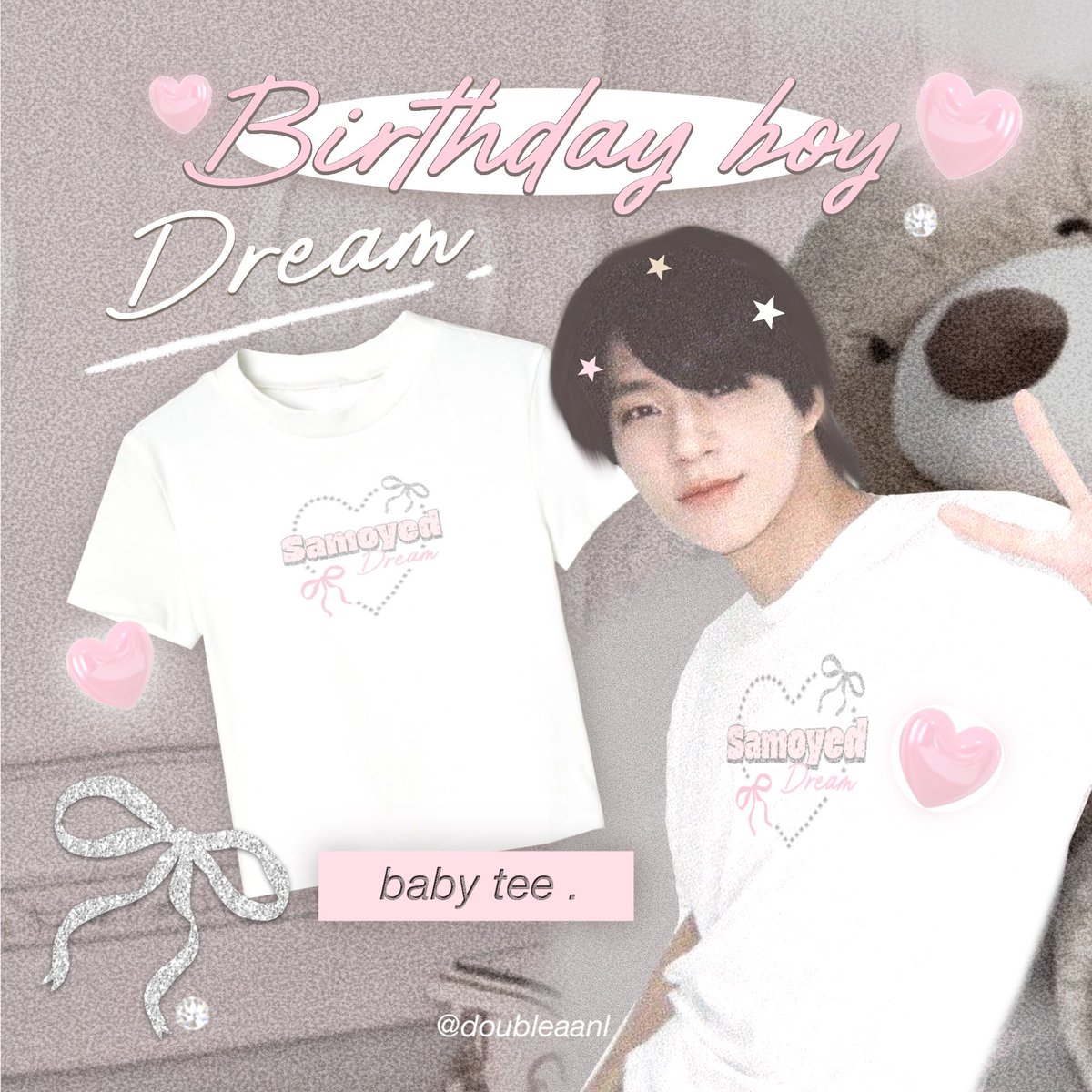 Birthday boy jeno lee 
🎀(.◜◡◝)💕giveaway 

เสื้อ baby tee 1ea 
(random rt+mention)
#AcePrinceJENODay
#제노생일축하해_사랑행_후헹헹 

แจกอีก 1 ตัวให้แฟนฟิค laanana00 
(กติกาแฟนฟิคในเมนชั่น)

ประกาศ 24/04 (20:00) ไม่เสียค่าส่ง
สงวนสิทธิ์ให้เฉพาะ nctzen นะคะ

#HAPPYJENODAY