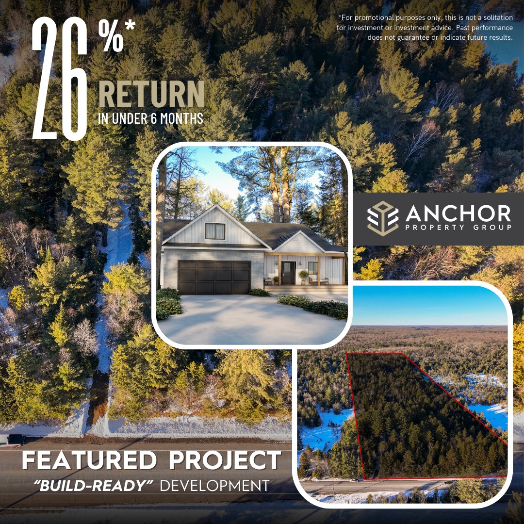 🏡 We’re thrilled to share the success of our latest venture in the beautiful town of Bracebridge, Ontario – the Bracebridge 'Build-Ready' Development Project!

anchorpropertygroup.ca/post/featured-…

#RealEstateInvestment #PropertyDevelopment
