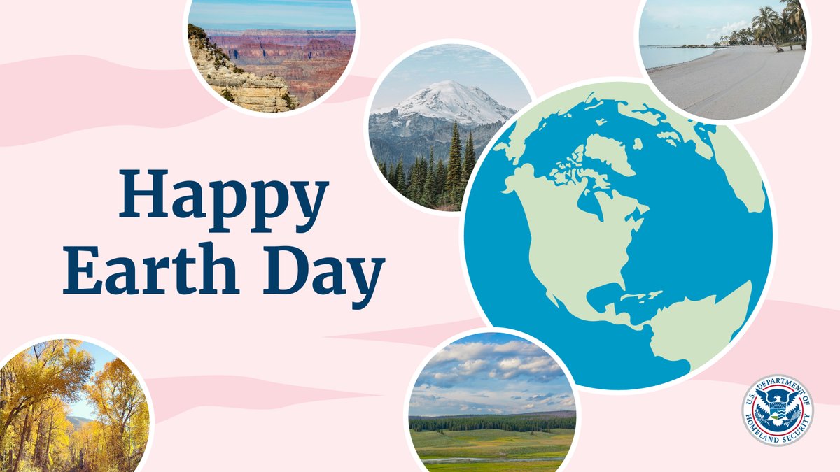 🌎 Protecting our planet means strengthening our homeland through resilience and adaptation. Through investments, regulatory authorities, innovative approaches, and partnerships, we're striving to protect and preserve our world. ⬇️ #HappyEarthDay dhs.gov/climate-change