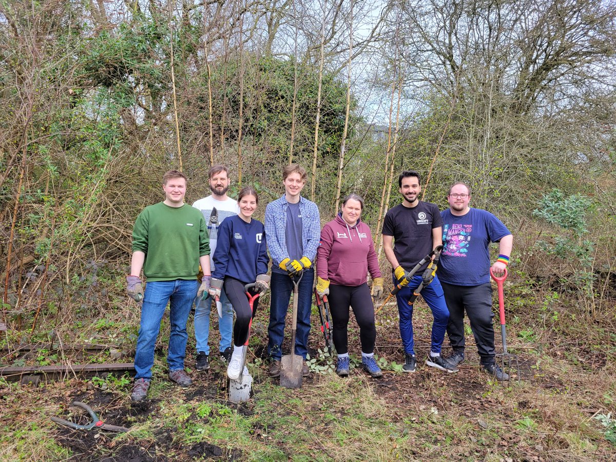 This #EarthDay, we’re spotlighting the recent volunteering event organised by our Green Committee. Our group of volunteers helped transform @FoundryWood, by planting tree saplings, and clearing sitting areas, where they host workshops and mental wellbeing sessions🌲🌱