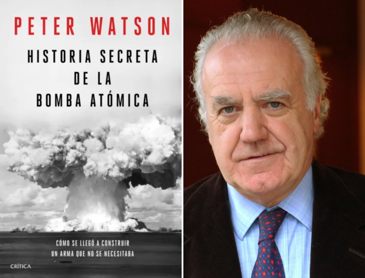 📣 ¡Un 22 de abril de hace 104 años nació J.R. Oppenheimer! ✓ Un día ideal para recomendarte la 'Historia secreta de la bomba atómica', de Peter Watson, un libro sobre cómo se llegó a construir un arma que no se necesitaba. 📖 ow.ly/hWKS50RliKk 📸 Foto: B.Hulselmans