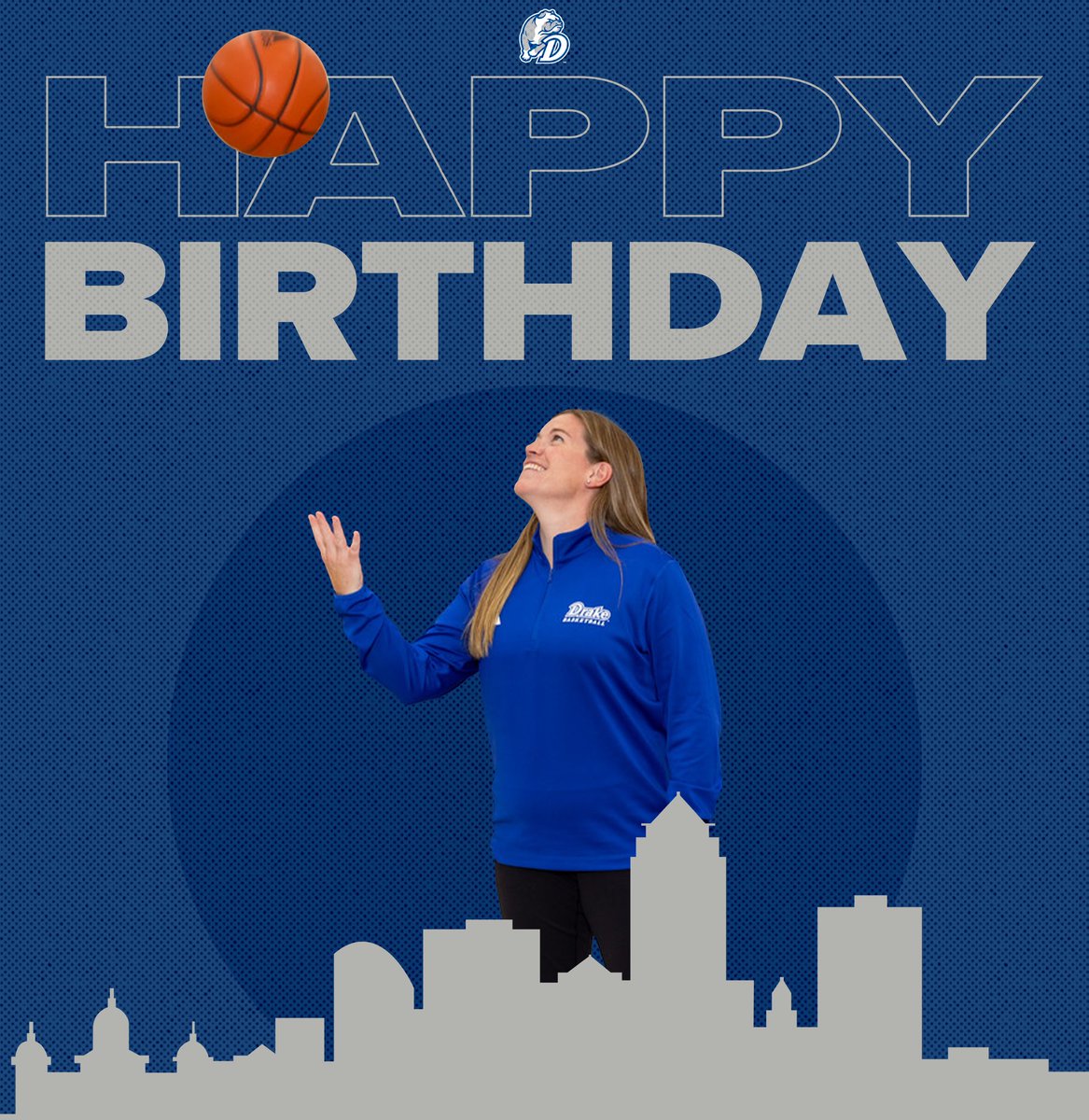 𝙃𝙖𝙥𝙥𝙮 𝘽𝙞𝙧𝙩𝙝𝙙𝙖𝙮 to assistant coach Kelli Greenway! 🎂 #BeBlue