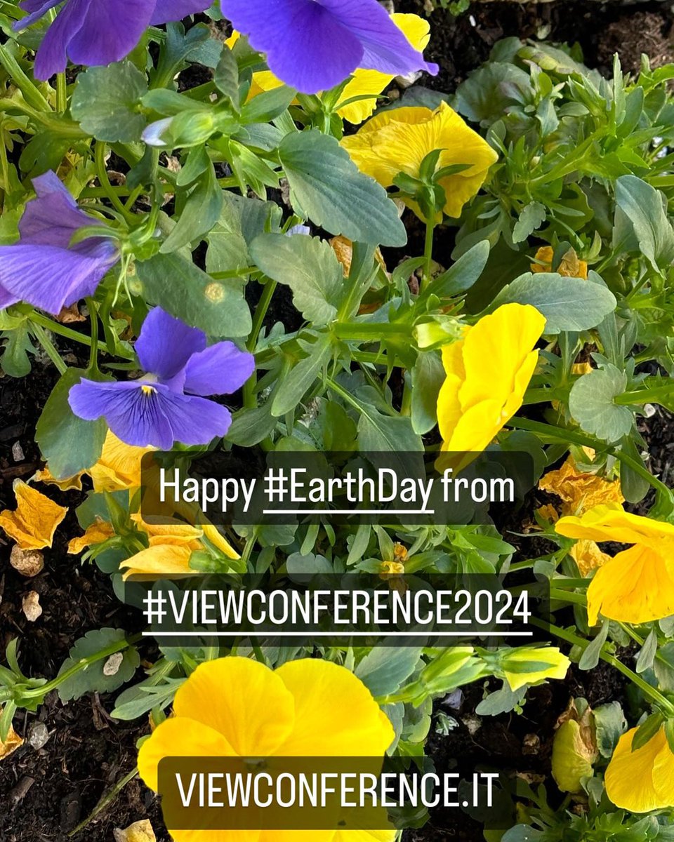 Happy #EarthDay from @ViewConference!

Join us! 
viewconference.it/pages/registra…

#viewconference event in English 
14-19 Oct 
#thefuturewewant: skills & tools for the digital age

#animation #vfx #games #art #ai #cgi #realtime #vr #ar #xr #mr #virtualproduction #film #jobs