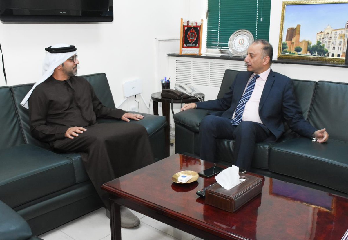 H.E. Hamad Obaid Alzaabi, UAE Ambassador in the Islamic Republic of Pakistan, meets H.E. Dr. Musaddiq Malik, Minister of Petroleum in the Government of Pakistan, and discusses areas of cooperation and future projects between the two friendly countries