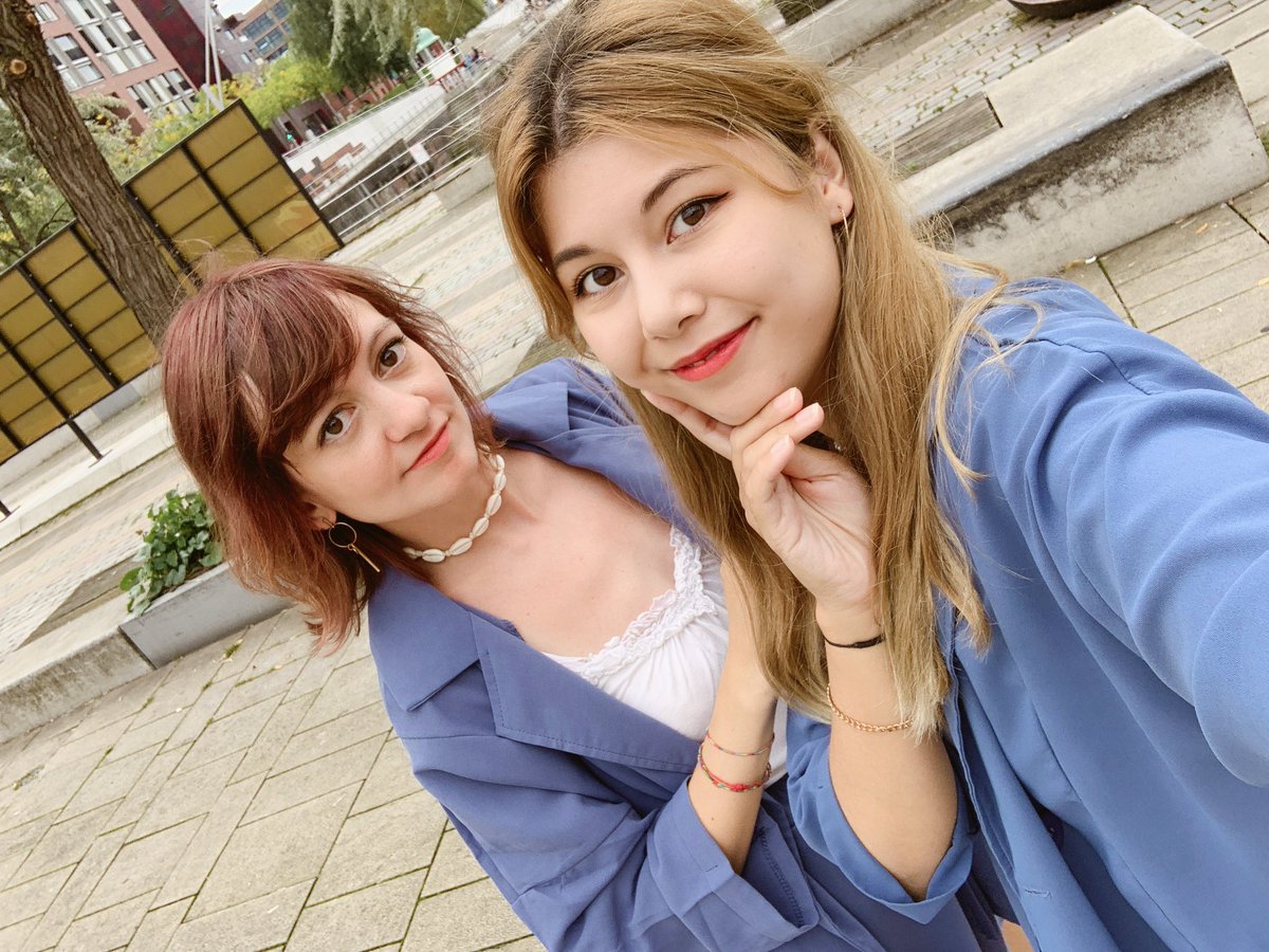 AllyHina's tweet photo. Wishing a HAPPY BIRTHDAY to one of the prettiest and most wonderful person in the whole wide world @miyu_nanami ❤️❤️❤️

(We need to take some new pictures together 😭🤣❤️) https://t.co/tJAGMzHHIg