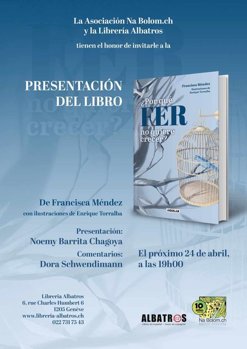 Miércoles 24 de abril 19h00 en Albatros!