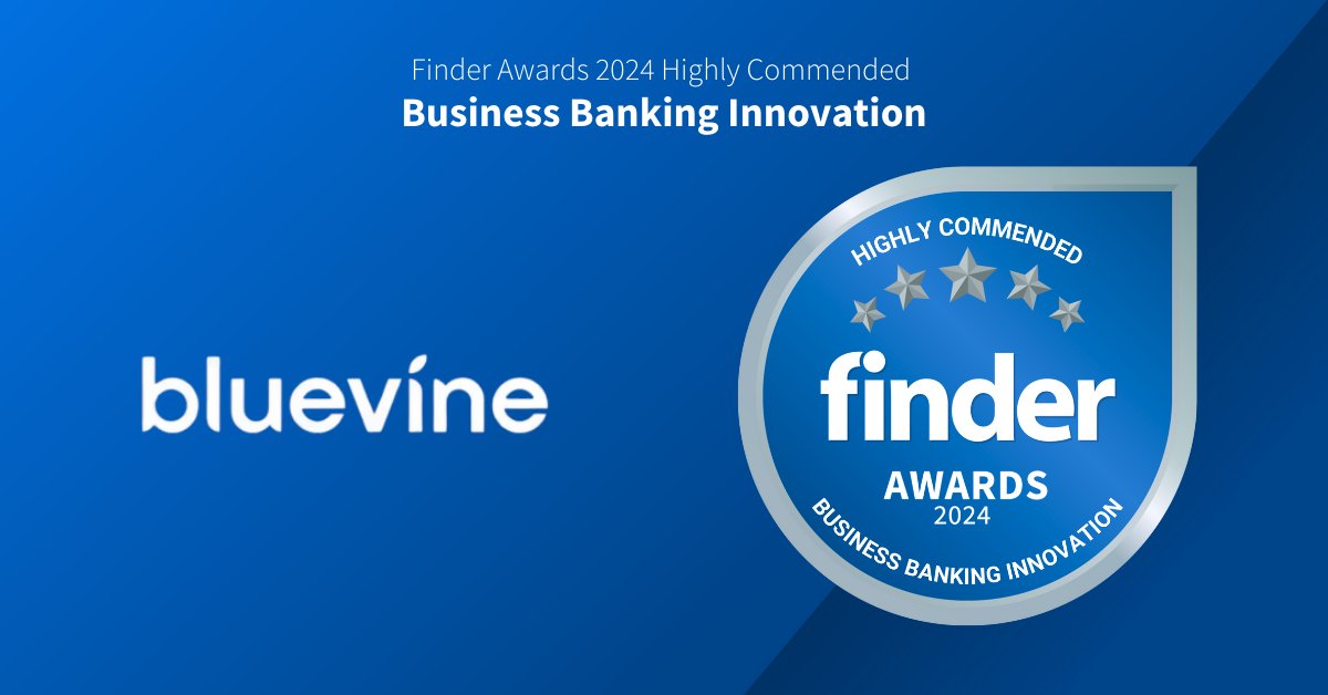 Shoutout to @BlueVine for being highly commended in Finder’s 2024 Business Banking Innovation Awards! 👏  #FinderInnovationAwards2024

finder.com/business/finde…