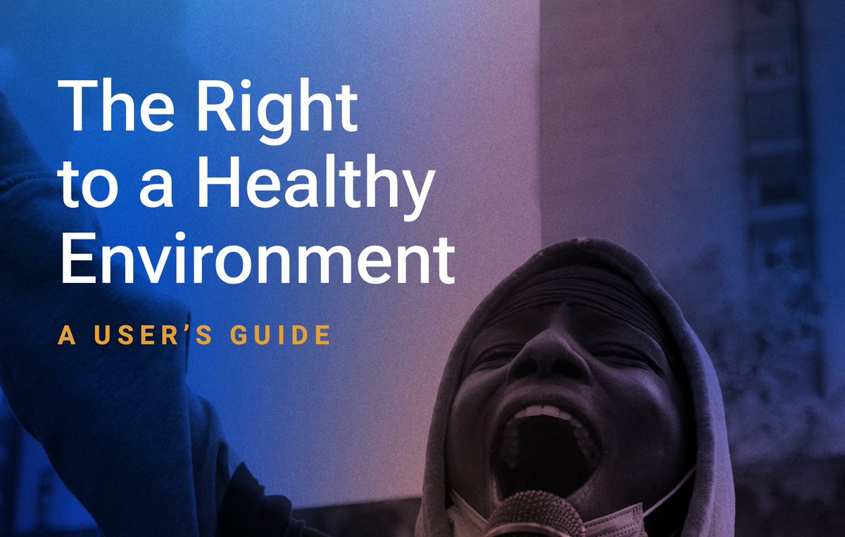 Happy Earth Day--excited to publish new User's Guide to the Right to a Healthy Environment!
Hoping this will prove to be a useful tool.
Spanish and French versions to follow ...
ohchr.org/sites/default/…