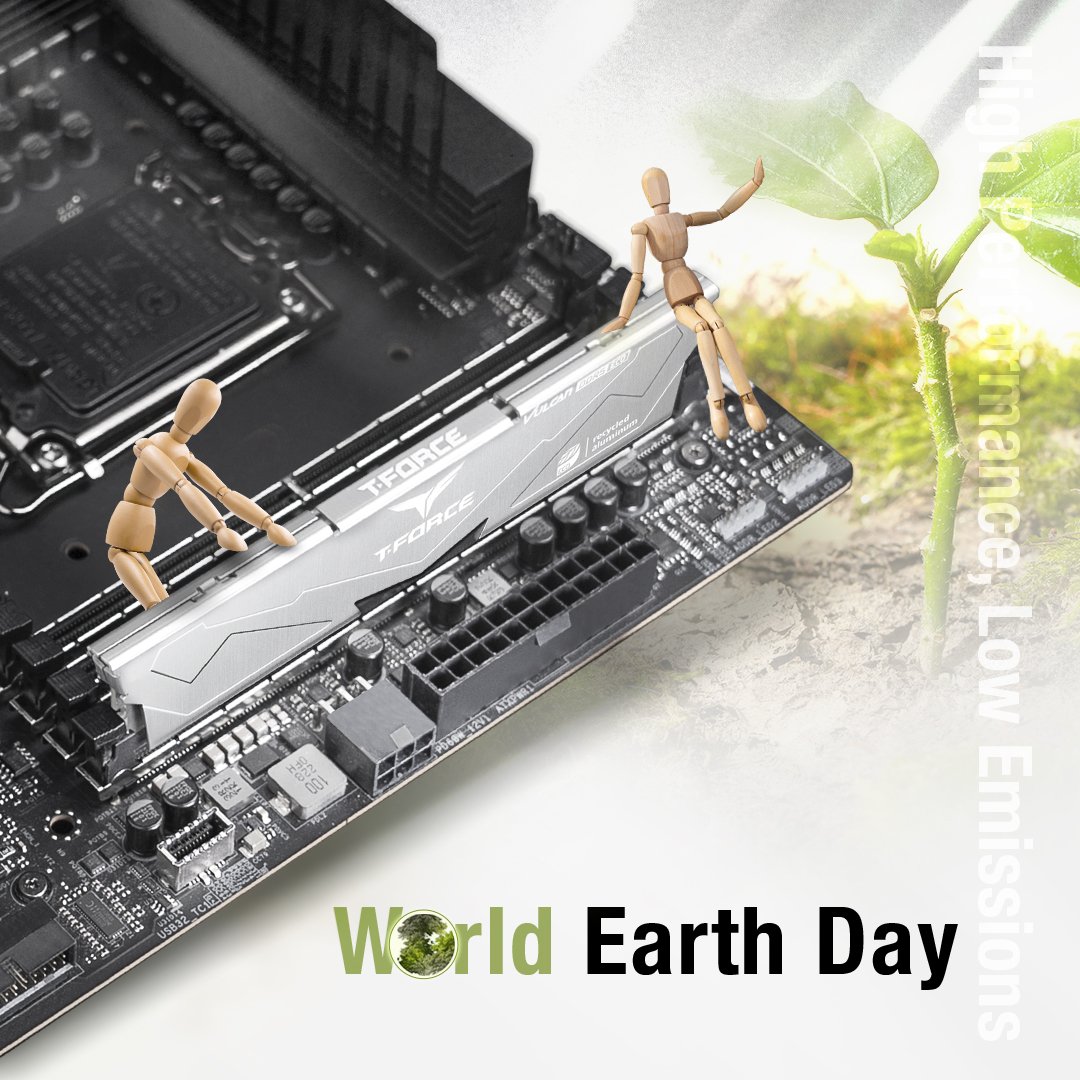 🌱Happy World Earth Day!🌍

Hohe Leistung, geringe Emissionen. VULCAN ECO DDR5 DESKTOP MEMORY, ein guter Partner für den Umweltschutz. 🌳🌻

Klicke hier für weitere Informationen
👉 teamgroupinc.com/en/product-det….

 #WORLDEARTHDAY #pcbuild #pcbuilds  #teamforce #teamgroup #tforce #eco