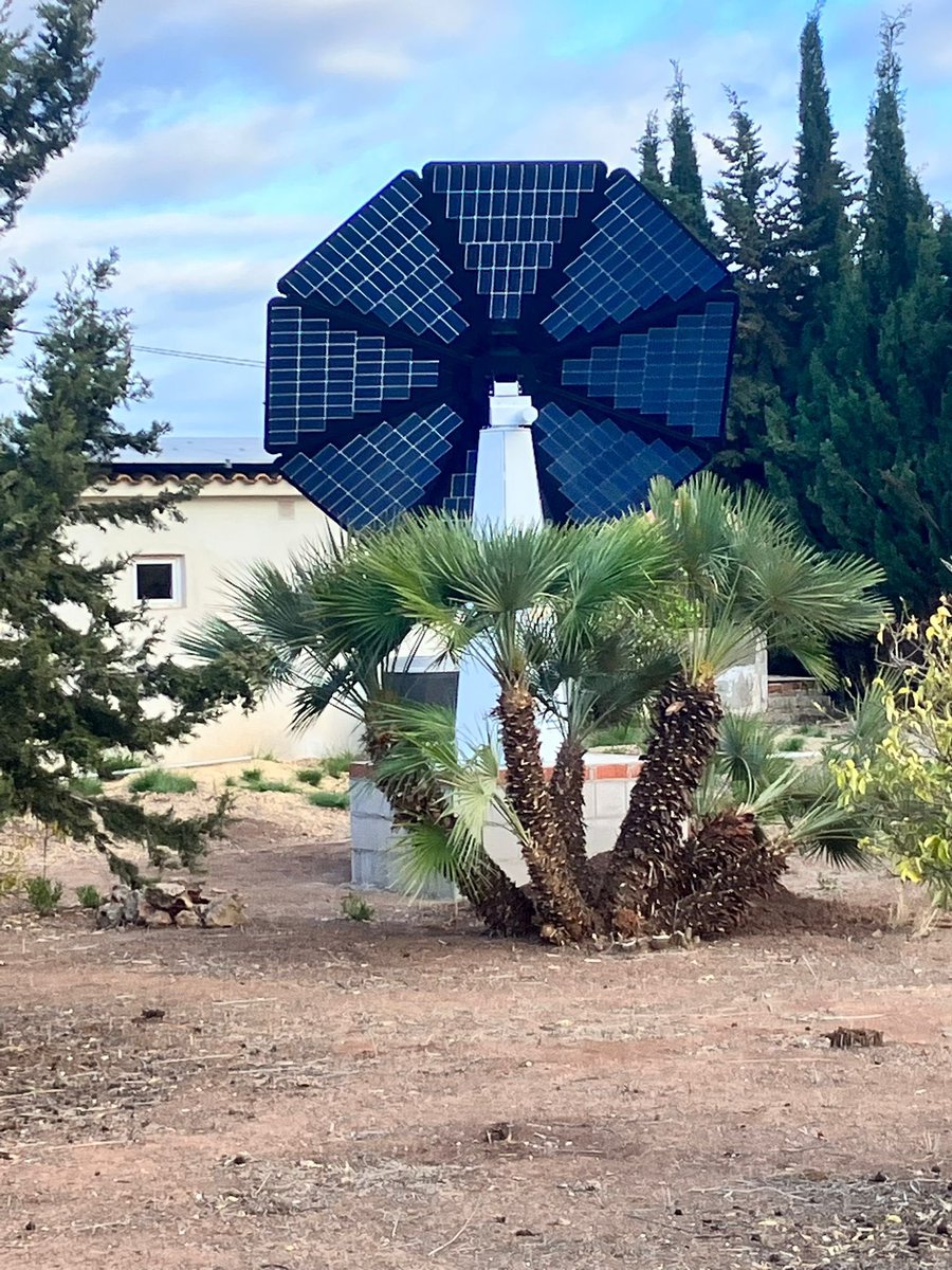 Very proud to have delivered and installed our 2nd Ecoplant Sun Tracing Solar System in Spain! Ready to provide beautiful energy! #GreenFuture #SustainableEnergy