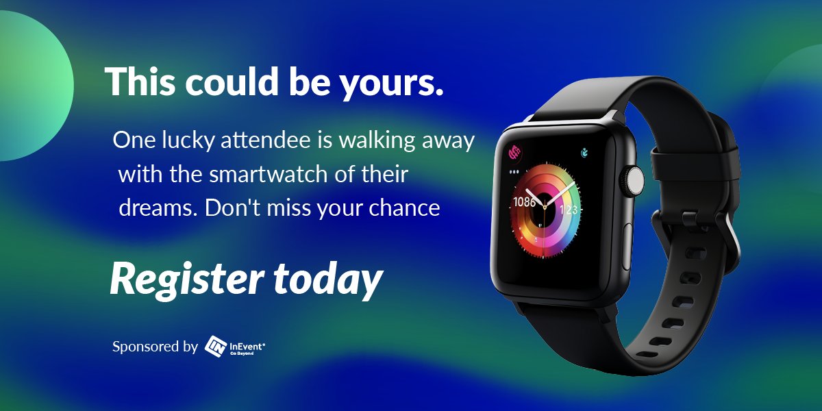 Hello friend. 😃

You're only a click away from becoming a lucky winner of a brand-new Apple watch. ⌚️ 

Sign up today - eventland.co/s/?81847-x

#ETLVegas24 #InEvent #EventProfs