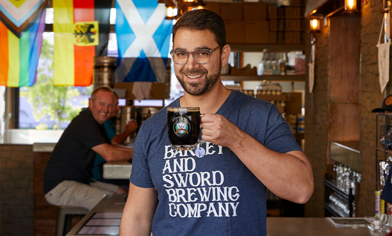PORTRAIT OF A BREWER: Not only does Mike Howell march to the beat of his own drummer, that rhythm is pounded on an old-world tom covered in animal skin. Get to know Barley & Sword Brewing's history-driven founder. | bit.ly/sdbnphowell

#sdbeernews #sdbeer #beer #craftbeer