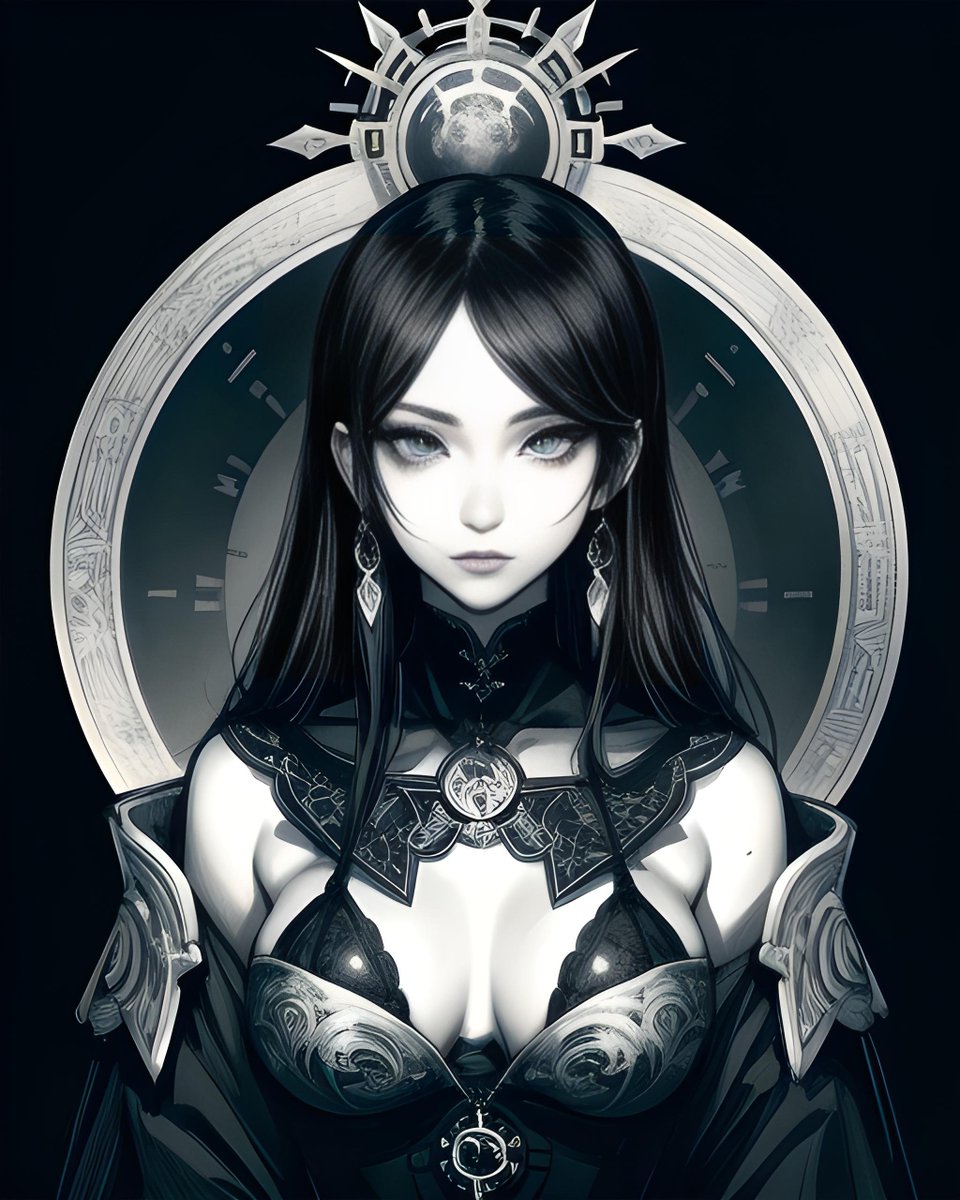 Welcome to #MonochromeMonday! Meet the Celestial Empress: a symbol of timeless power and enigmatic wisdom.
#FantasyArt #MondayMotivation #AIart #Ai #Aigirl #AiArtCommunity #AiArtwork #StableDiffusion #WaifuDiffusion #Waifu #StableDiffusionWaifu #AiChallenge @MageSpace_