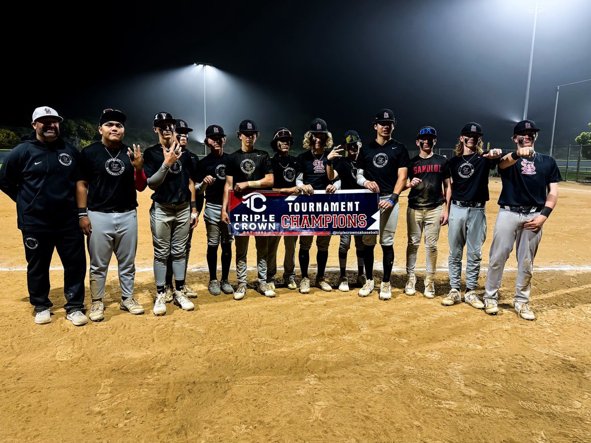 Sandlot805's tweet photo. Congrats to Sandlot 14U Black on a 4-0 weekend and another championship. Thank you ⁦@TCS_BB⁩ for a great California event. https://t.co/YefX8RTlPS