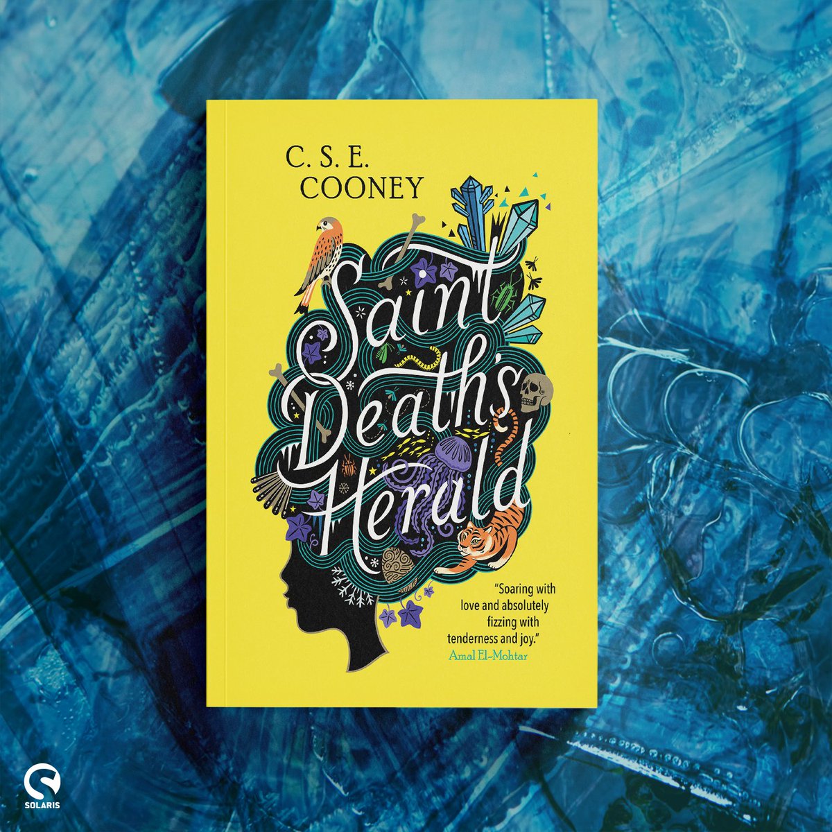 🎉COVER REVEAL TIME🎉

In one year's time, Lanie Stones will return... in SAINT DEATH'S HERALD, the sequel to <a href="/csecooney/">CSECooney ducks in from time to time.</a>'s World Fantasy Award-winning novel SAINT DEATH'S DAUGHTER!

The adventure continues on 22 April 2025! 

Beautiful cover art is once more by Kate Forrester.