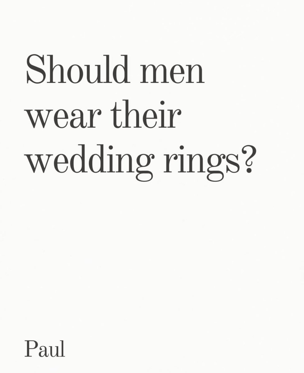 A good friend of mine recently sent me a message asking this very question. This is a topic that has come up in chats with her girlfriends — should married men wear wedding rings? She’s had some experiences with men coming up to talk with her and her friends, thinking nothing…