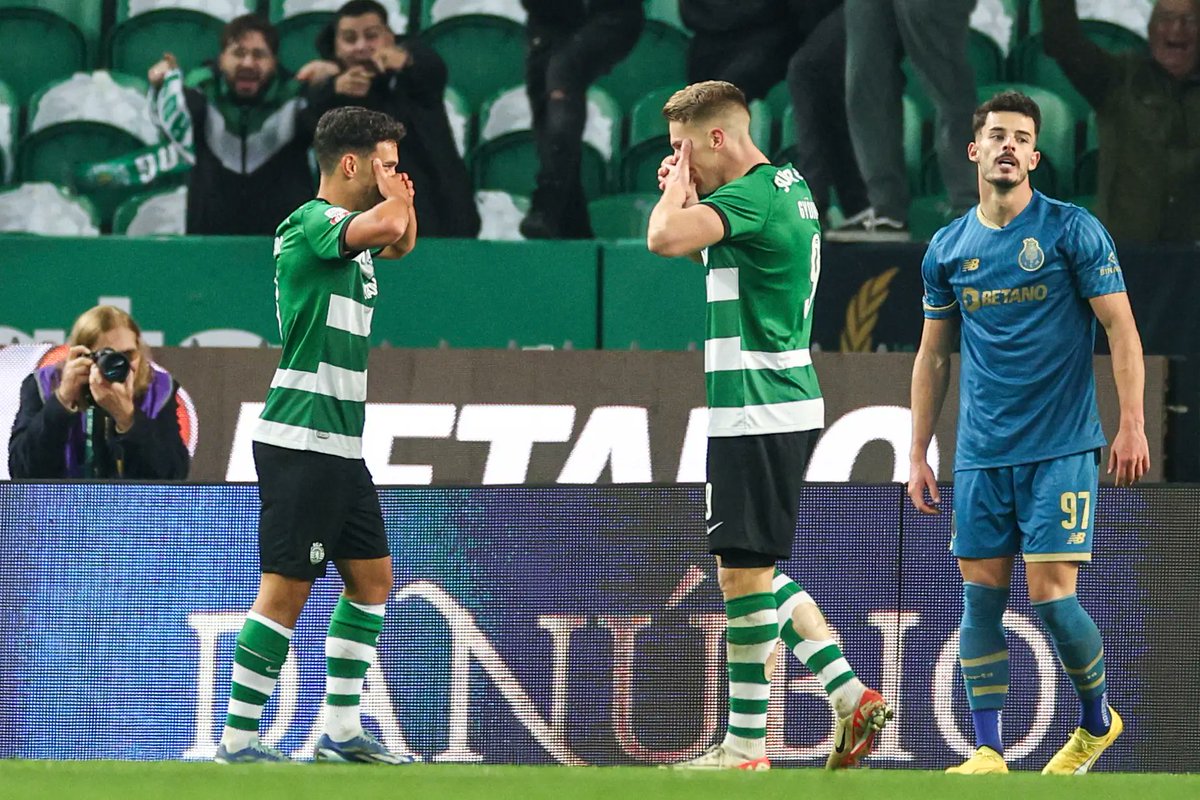 Gyökeres, Pote, Trincão e Paulinho têm juntos exatamente os mesmos golos na Liga Betclic que todo o plantel do FC Porto (55) 😳