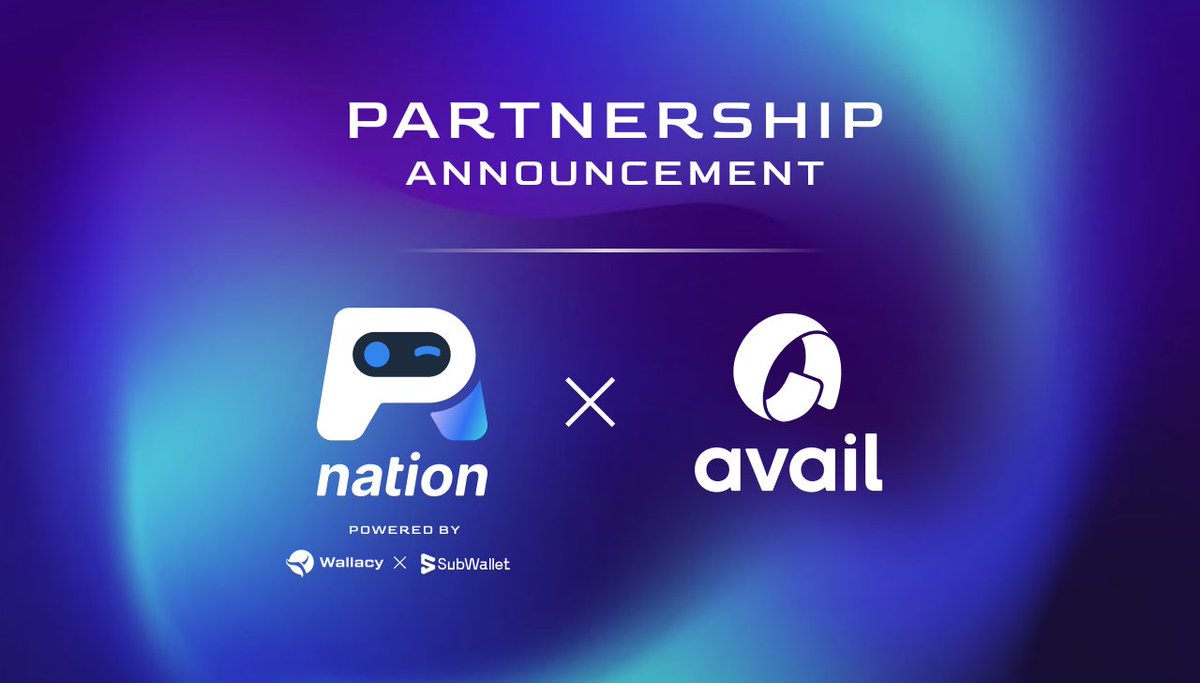 Exciting News! We're thrilled to announce a groundbreaking partnership between Playnation and @AvailProject. This collaboration marks a significant milestone in our journey, opening up new possibilities and opportunities for both ecosystems. Together, we're committed to