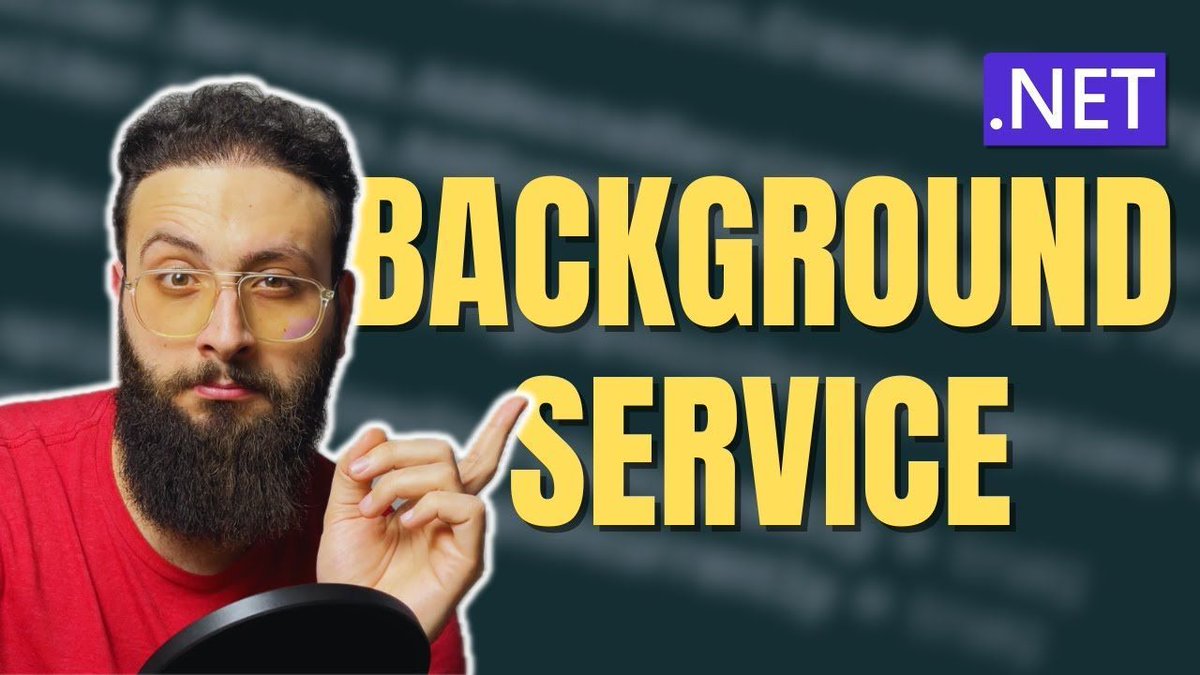 .NET Background Services: Everything You Need To Know by @mhdbouk youtube.com/watch?v=elwx4Y… #aspnetcore