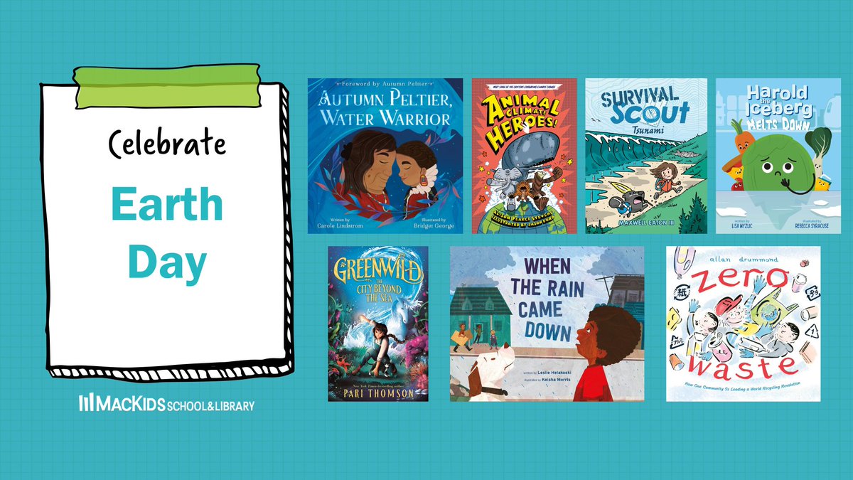 Happy Earth Day, readers! Discover an entire collection of books that will inspire your young readers to become environmentally conscious with our Earth Day Resource Center (featuring books by @carolelindstrom, @lisawyzlicbooks, @Remy_Lai & more!) bit.ly/3vapvHE