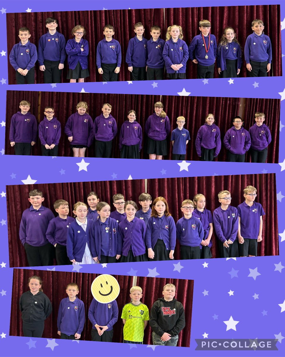 Our first Celebration Assembly of the Summer term. Well Done everyone! 🌟🌟🌟🌟🌟