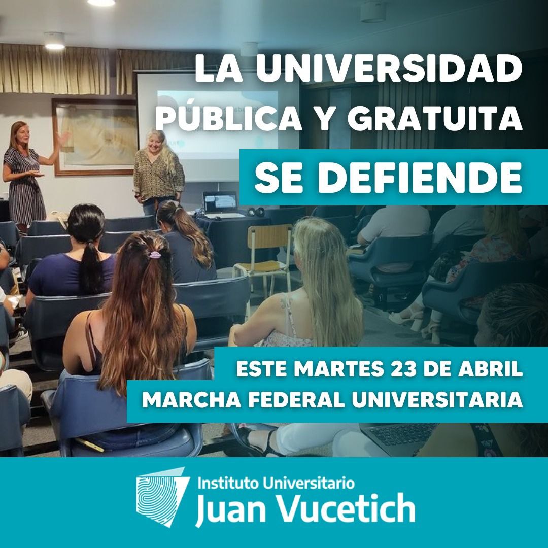 La universidad pública y gratuita se defiende Nuestro sistema universitario es uno de los más destacados en el mundo, desfinanciarlo es atentar contra el futuro de los argentinos 🇦🇷 Este martes 23 de abril marchamos en todo el país para defender el derecho al acceso a una…