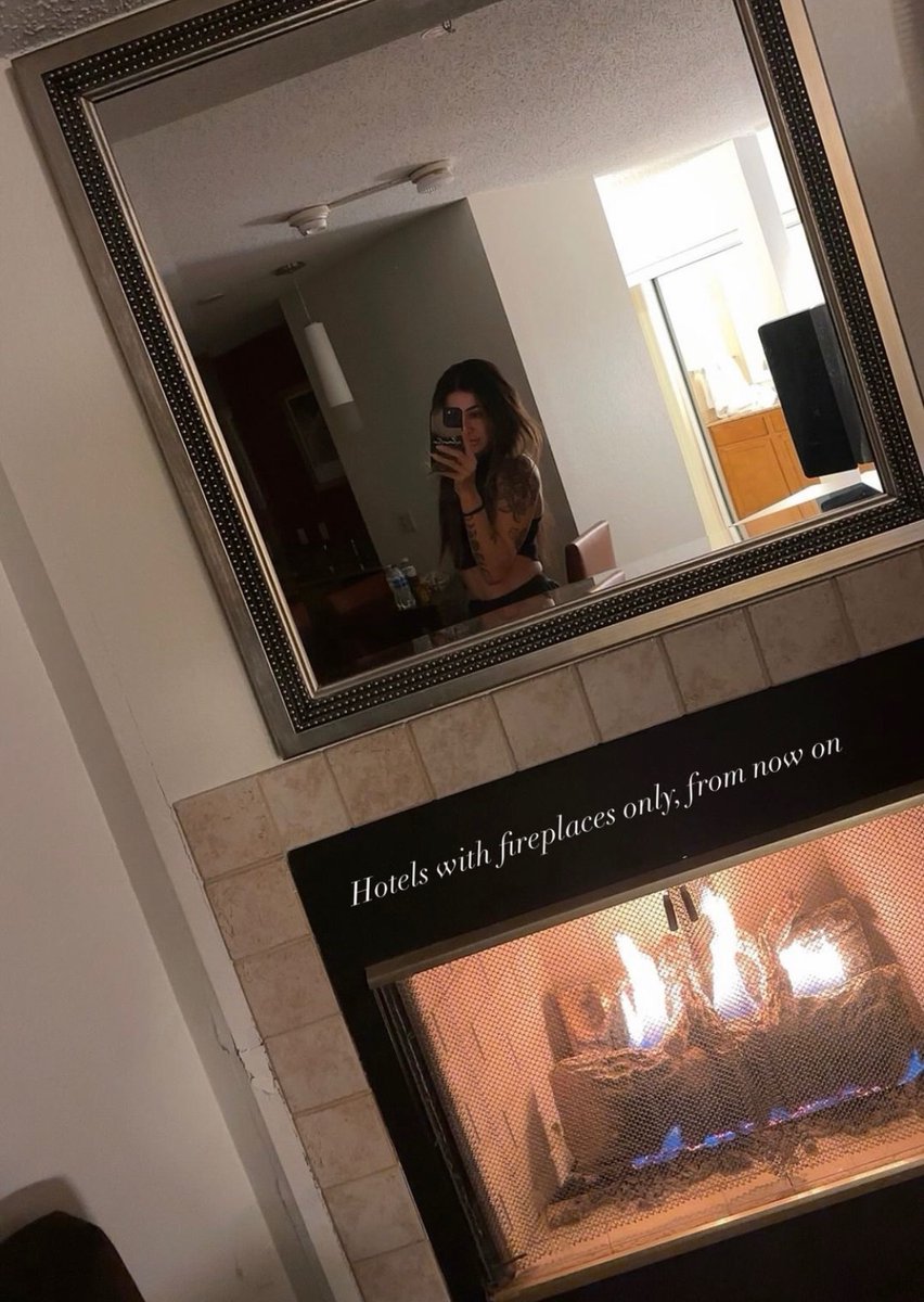 Dakota Kai says she only wants hotel rooms with fireplaces from now on 🔥