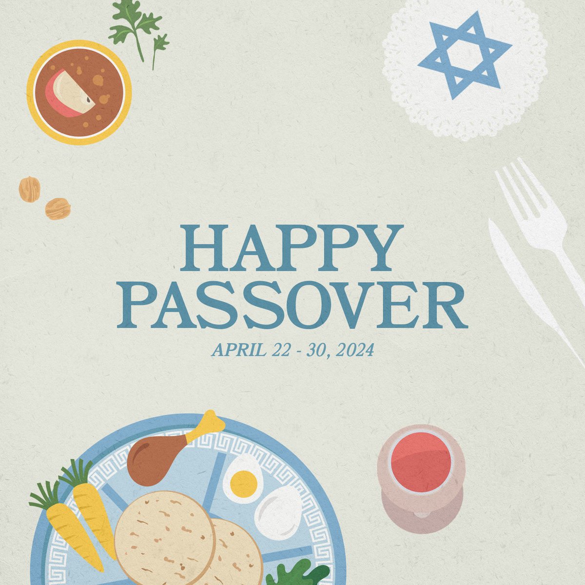 Wishing blessings on all who are observing and celebrating Passover. Thinking especially of those still being held hostage by Hamas terrorists, and the families and loved ones who will see another holiday come and go without them there. America stands with you. 🇮🇱