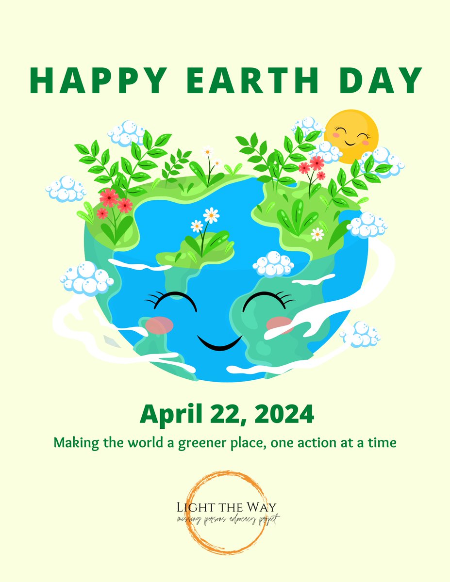 Happy Earth Day 2024 
❤️🧡💛💙💚💜

#EarthDay2024 #LightTheWay
