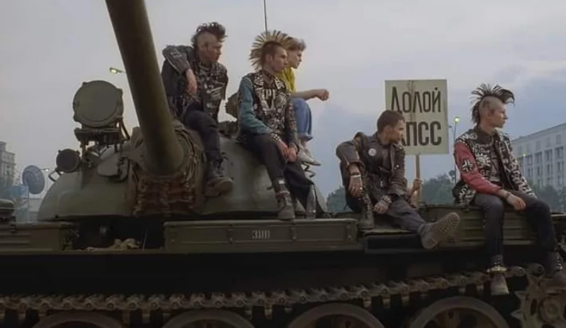 punks in the USSR supporting the capitalist coup