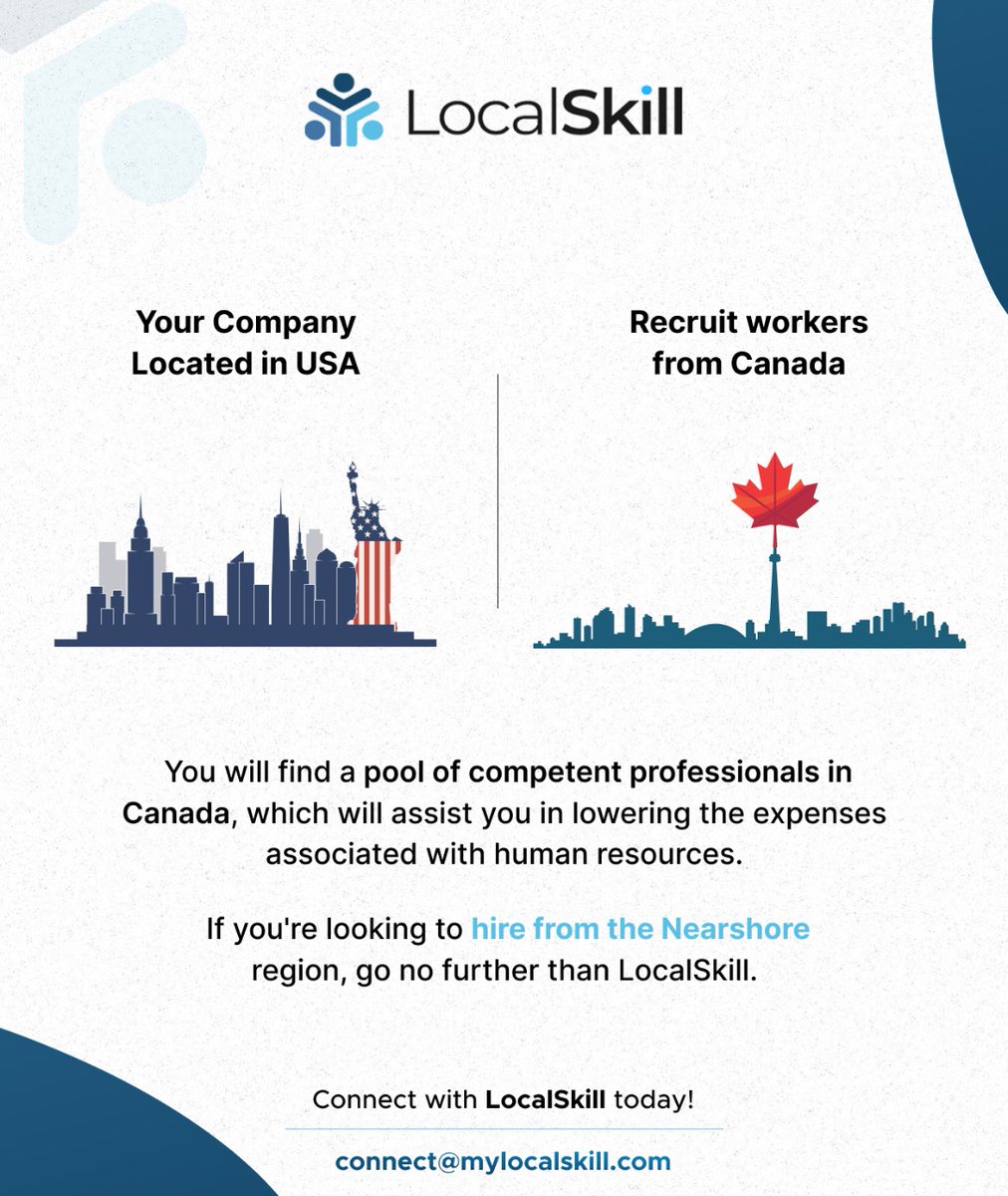 #IT #ITJobs #ITSpecialist #ITExperts #ITstaffing #developers #ITServices #ITRecruiters #ITprofessionals #Engineering #manufacturing #Automative #Accounting #Recruiters #Recruiting #hiring #staffing #Recruitment #Employment #Canada 🇨🇦 #USA 🇺🇸
Visit: mylocalskill.com