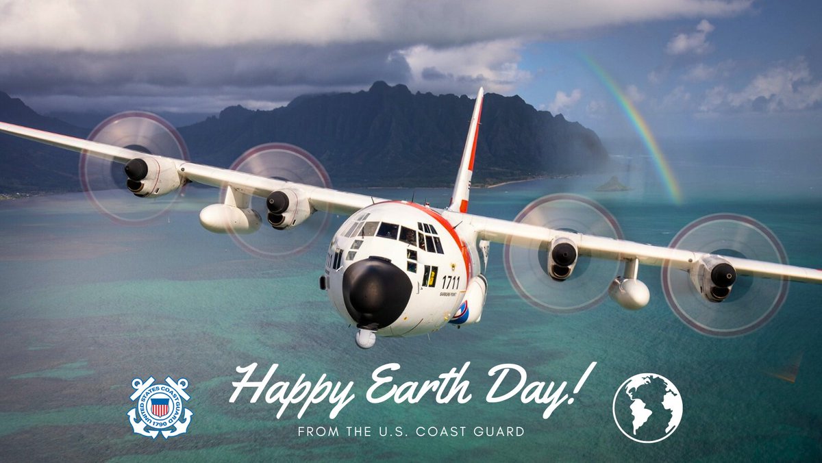 Happy #EarthDay from the United States Coast Guard! #earthdayeveryday #ProtectOurPlanet #ProtectOurSeas #EarthDay2024