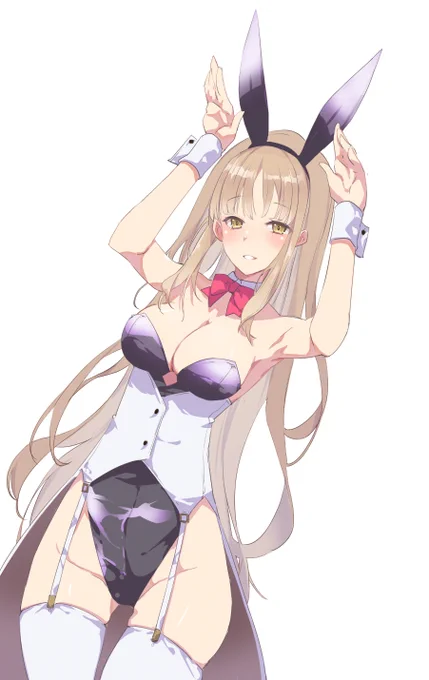 新規で描こうとしたけど力尽きたので再掲で放流#これを見た人はバニーガールをTLに放流しよう 