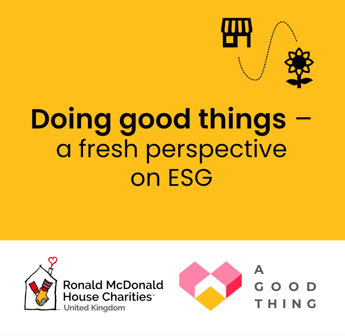 You're invited! ▶ bit.ly/3UesMhJ A Good Thing and @RMHCUK have joined forces to promote a new way to give. We’re thrilled to invite you to our free information-packed webinar! 📅04/06 - 12pm 👩‍💻Online We can’t wait to see you there! #Charity #Reuse #ESG #Event
