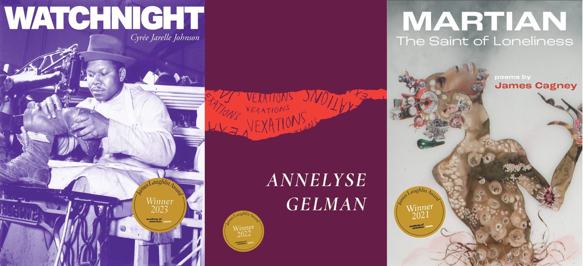 The James Laughlin Award recognizes a poet’s 2nd book forthcoming in 2025. The winning poet will receive $5k, a 7-day residency at @TheBetsyHotel & distribution of the winning book to Academy members. Deadline: 5/15. Publishers may apply here: poets.org/academy-americ…