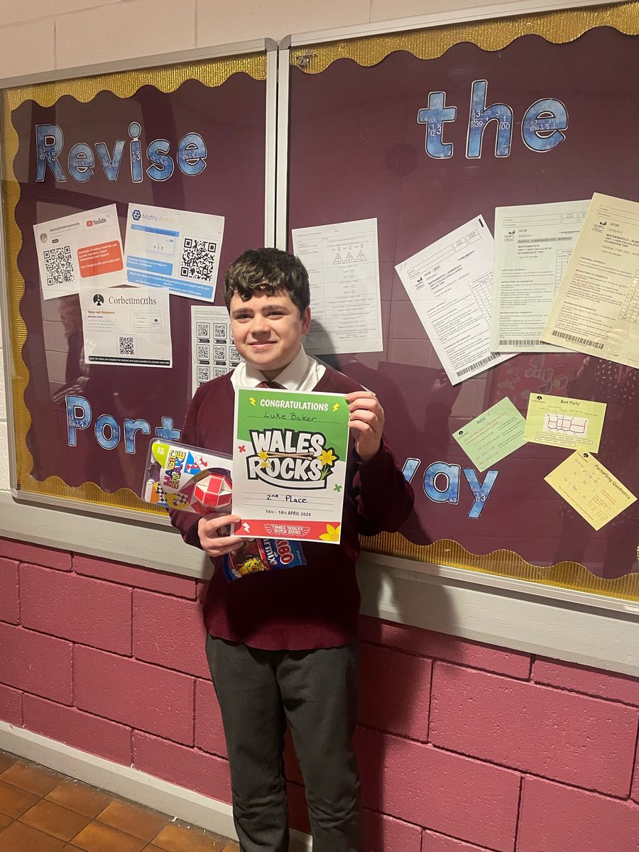 Well done to all that took part in the TTrockstars competition Wales Rocks. We achieved a 139,251 points as a school! School winners are Noah with an amazing 5,370 points and runner up is Luke with 2,688 points. We hope you enjoy your prizes. #walesrocks @TTRockStars