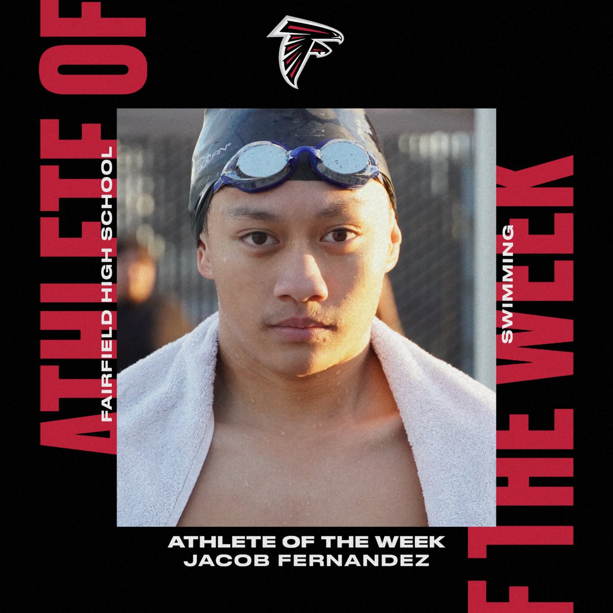 4/15-4/20, 2024 Male Athlete of the Week: Swimming's Jacob Fernandez.