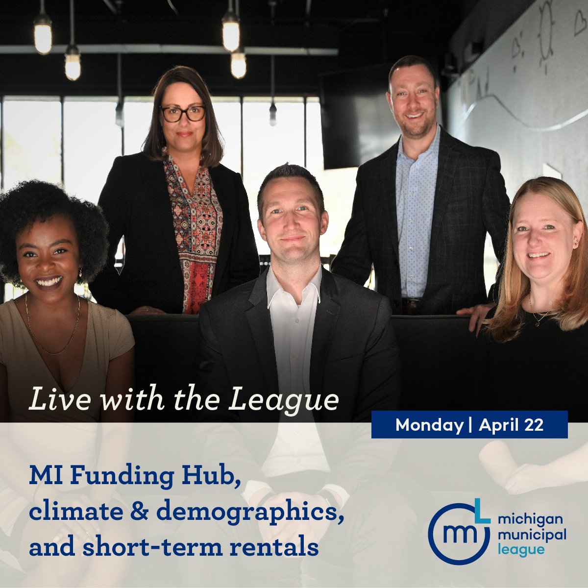 Happy Monday! Or, should we say, Happy Live with the League day? Tune in today, April 22, at noon for a great show. Register hubs.la/Q02tvk5L0 or watch on Facebook live.