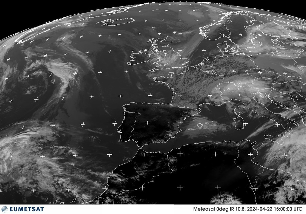 Imatge satèl.lit METEOSAT via @eumetsat #ElTemps #meteo #weather