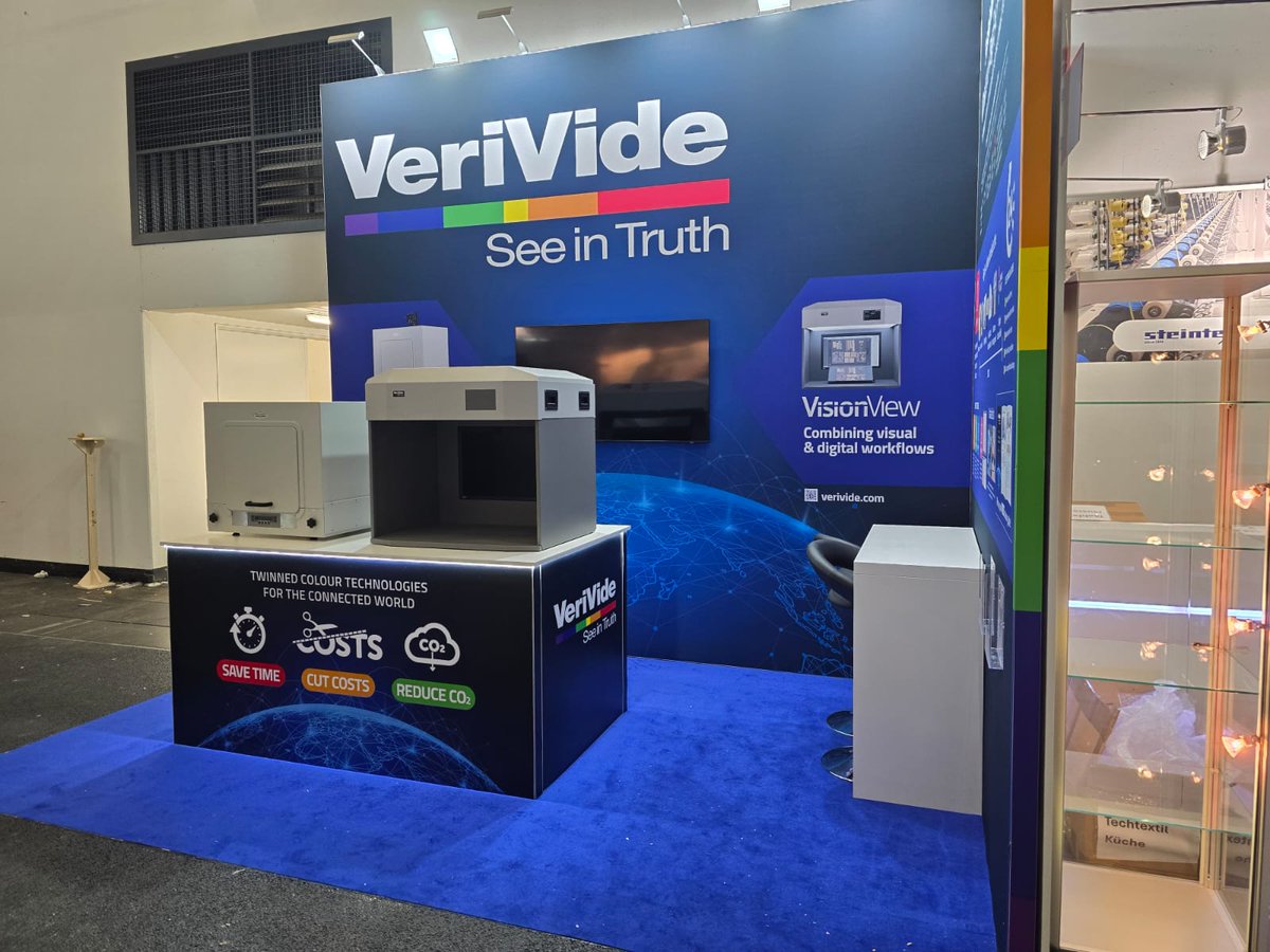 VeriVide's tweet photo. FINAL CALL FOR FRANKFURT โ๏ธ
We've touched down in Germany ๐ฉ๐ช for #TechTextil24 and we're putting the finishing touches to the stand ready to welcome you all tomorrow!
Are you coming to see us this week? ๐ค๐
#VeriVideOnTour #VisionView #DigiEye #ColourExperts https://t.co/caICOnGoBB