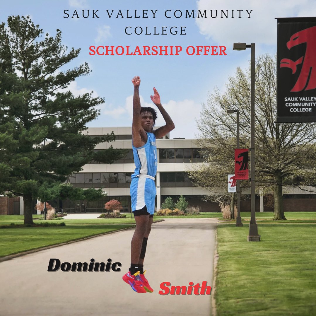 Congratulations to Dominic Smith (@showtimeds1_) for receiving a full scholarship offer to @saukvalleycc 🏝️🦈