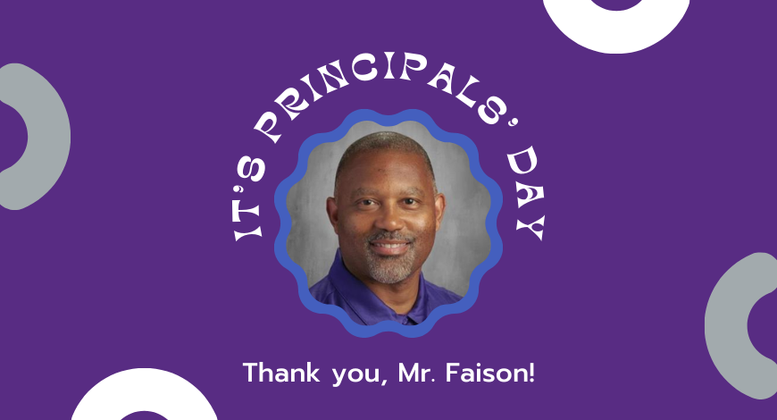 🎉⚡️ Happy National Principals' Day! ⚡️🎉

Big cheers to Mr. Faison, our amazing principal! Thanks for being the guiding force behind our Titan community. Today, we celebrate you! 🌟 #TitanPride #NationalPrincipalsDay 🎉👏