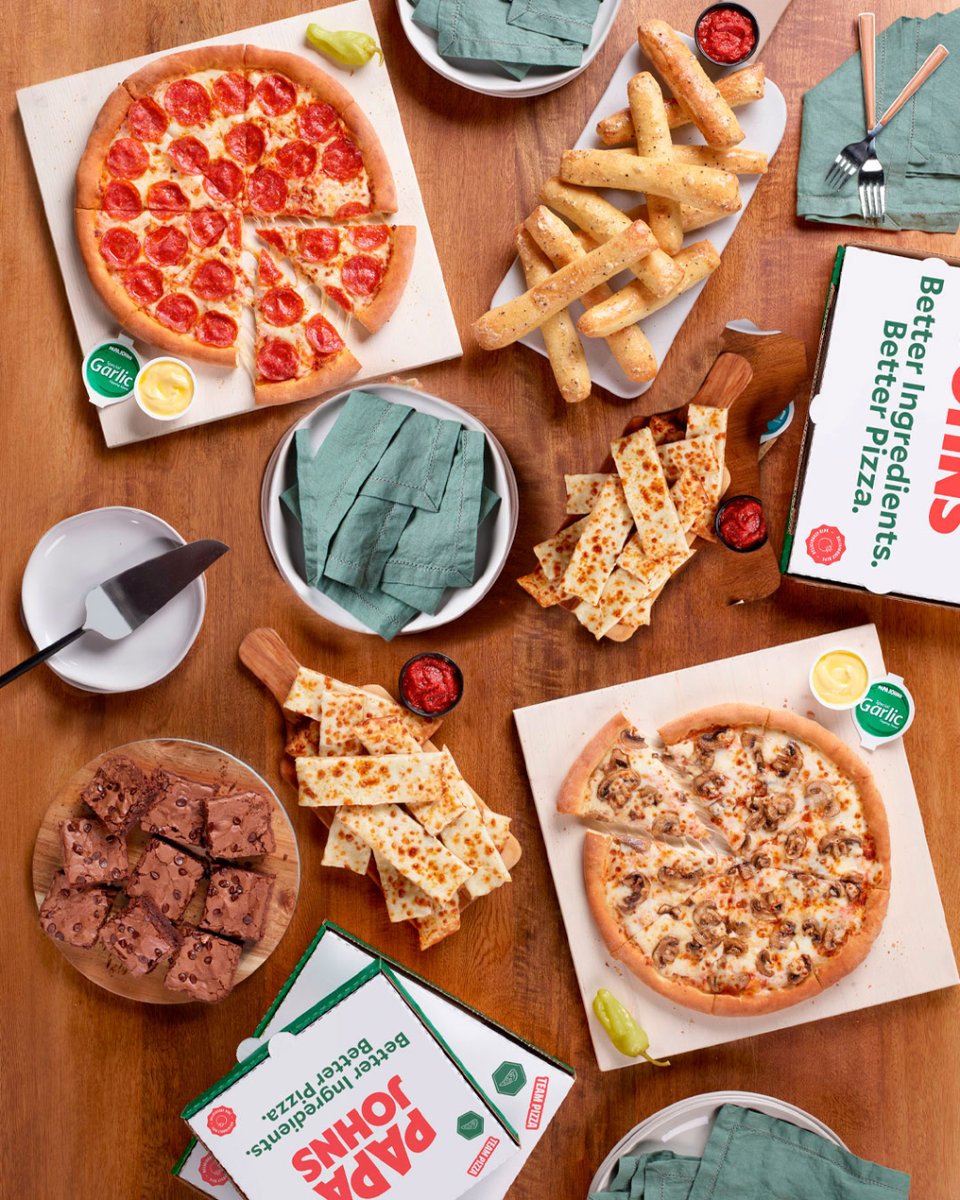 😍 Entradas, variedad de especialidades y deliciosos postres. ¡Inspírate a probar algo nuevo y diferente! 🤩
 
ℹ Visita nuestras tiendas a nivel nacional, información en historias destacadas.

 #pizza #papajohnsve #delivery #postres #etiqueta #comenta #caracas #especialidades