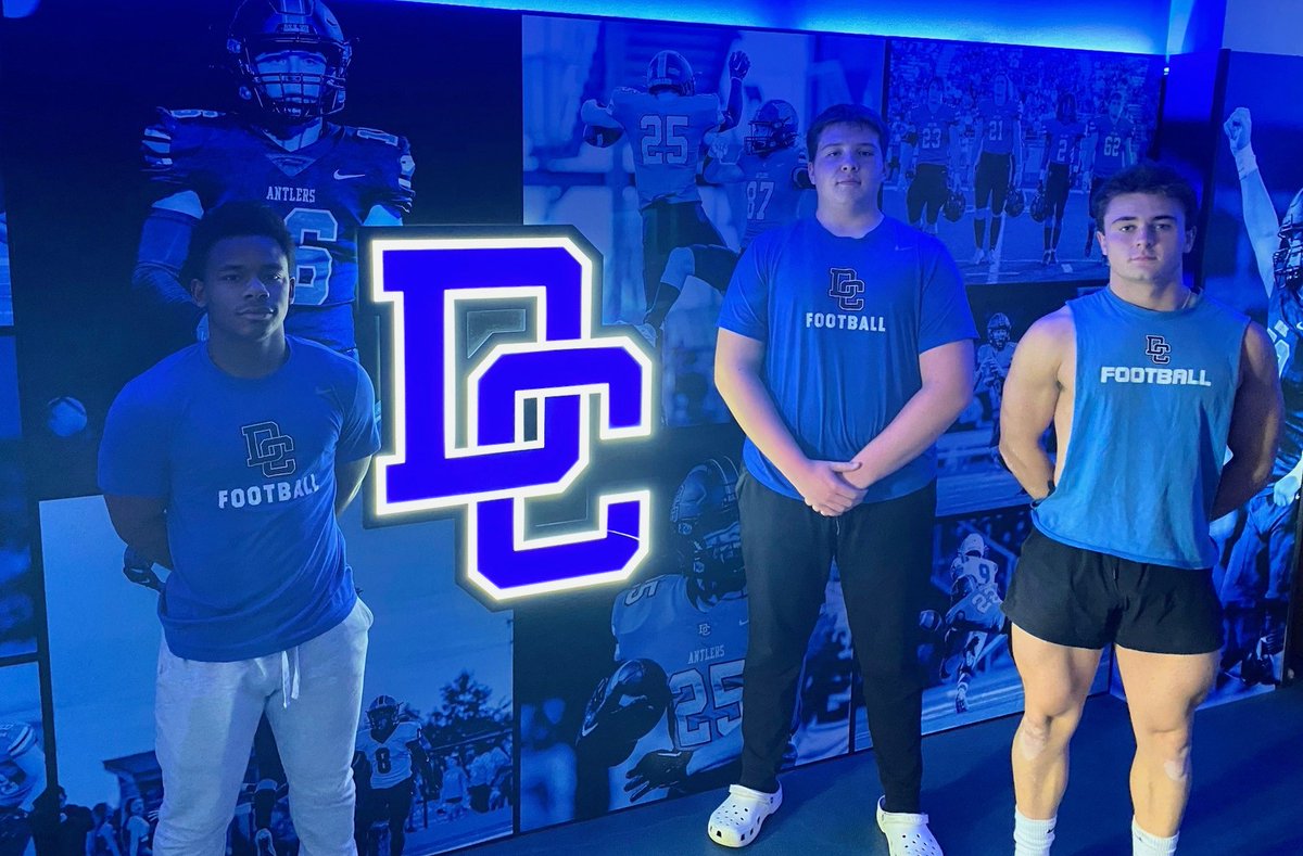 BEASTS of the Creek. Three athletes who set a great example of our culture and leadership last week. Embracing the work every week. Trey Langley - Xander Selix - Jackson Williams